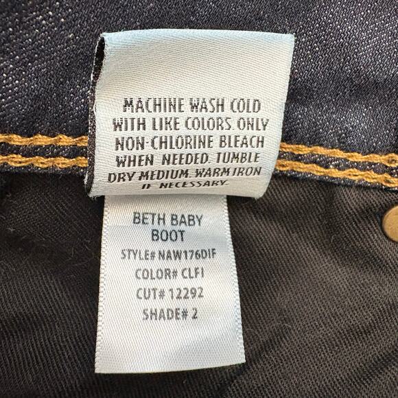 Hudson Beth Baby Boot Jeans Women’s Sz 30 x 34 Medium Wash Bootcut Flap Pockets - Picture 10 of 12